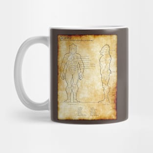 Parchment Showing Arena Reptilian Bad Guy Mug